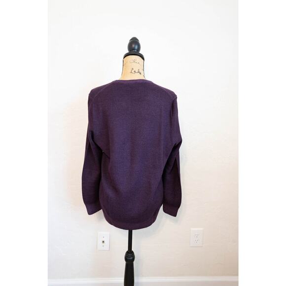 Cellini 100% Virgin Wool Men's Long Sleeve Sweater Size 52 Made in Italy - Picture 3 of 7